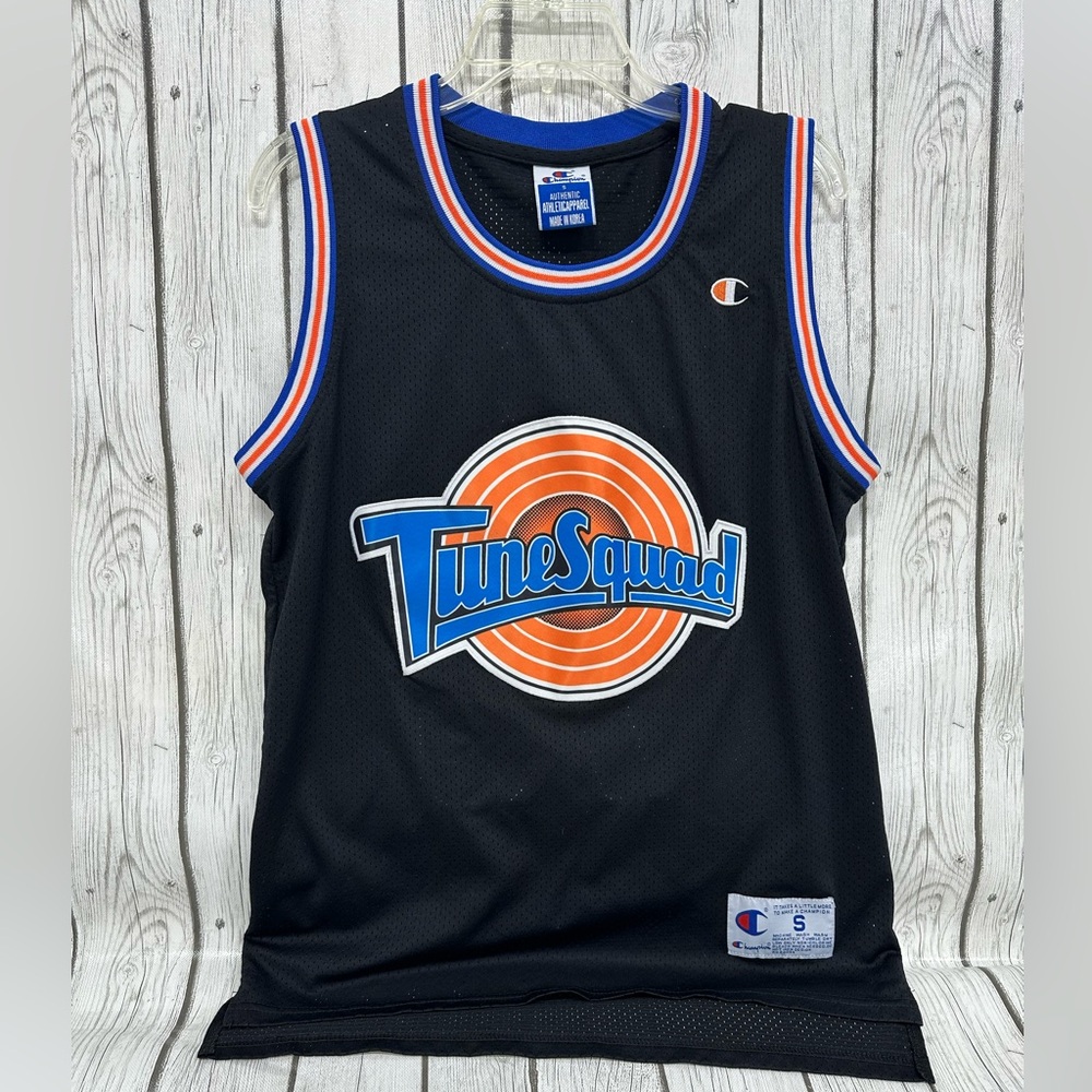 Champion Mens Small Jersey Black Space Jam Tune Squad‎ Tweety Retro 90s Jordan